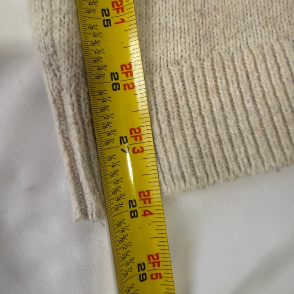 Auden Women's Oatmeal Knit Lounge Pants Drawstring Waist Wide Leg Size Medium - Picture 9 of 9